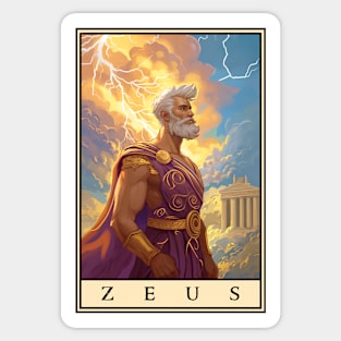 Zeus: Greek God of the Sky Sticker